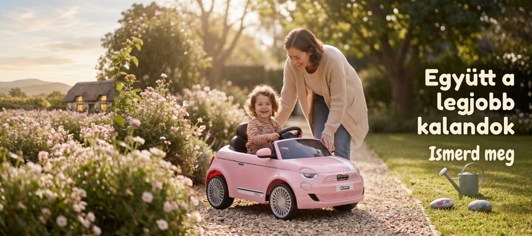 TURBO CHALLENGE FIAT 500e Elektromos Gyerekautó