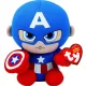 TY Beanie Babies Marvel Amerika Kapitány plüss (20 cm)