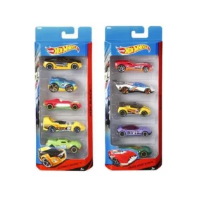 Hot Wheels 1:64 kisautó készlet, 5 db (többféle)