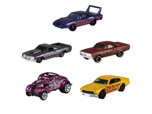 Hot Wheels 1:64 kisautó készlet, 5 db (többféle)