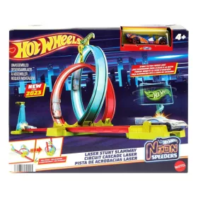 Hot Wheels Neon Speeders Laser Stunt Slamway