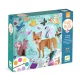 Djeco kreatív műhely - 6 technika 1 dobozban - Bájos bolyhos (Fluffy box)