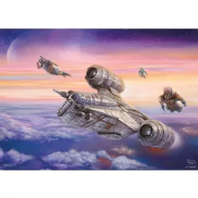   Schmidt Star Wars The Mandalorian – Die Eskorte Puzzle, 1000 Teile