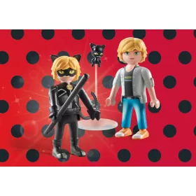   Playmobil 71337 Miraculous Adrien & Cat Noir  3-Inch Action Figures