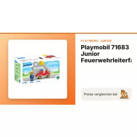 Playmobil Junior #71683 Ladder Unit Fire Truck