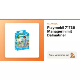 Playmobil 71736 - My Life - Manager With Dalmatian