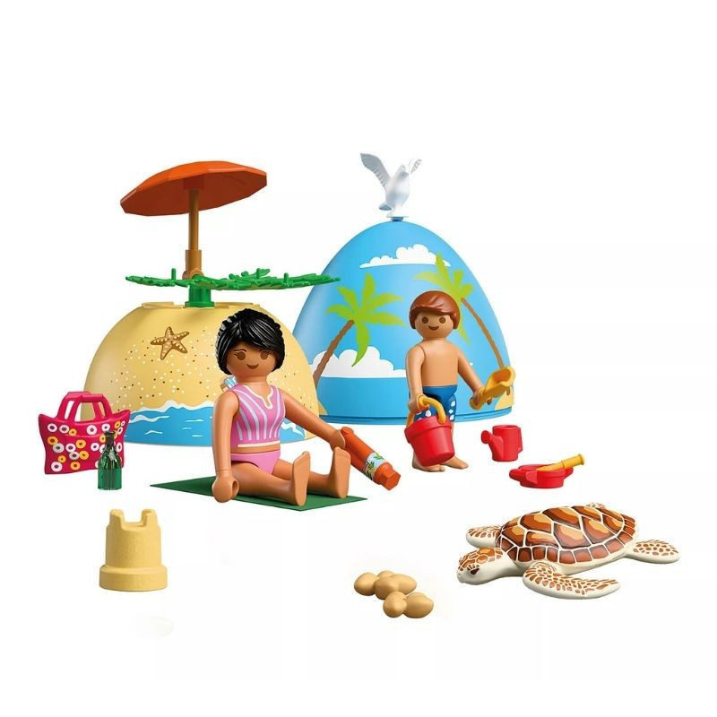 PLAYMOBIL PLAYMOBIL 72101 Play Egg: Tengerparti nyaralás, alternatív kép 1