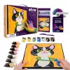 Okto Kolorowanka z masy plastycznej po numerach - Kot (Sensory Art Clay by Numbers: Cat), 29x29cm