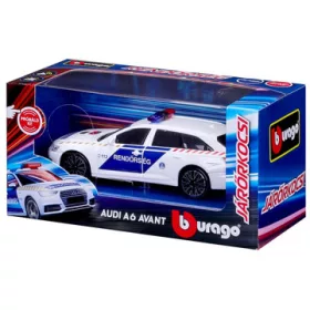 Bburago 1:43 Audi A6 magyar rendőrautó (szirénázó)
