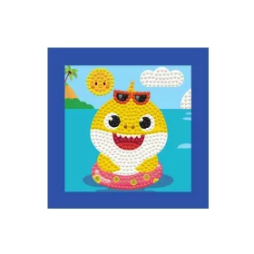 Gyémánt festőkészlet Diamond Dotz, Baby Shark 2, 13x13cm