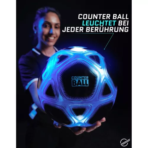 Strikesphere Counter Ball Fußball blau