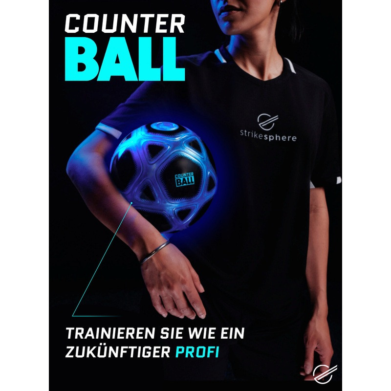 Strikesphere Strikesphere Counter Ball Fußball blau, alternatív kép 3