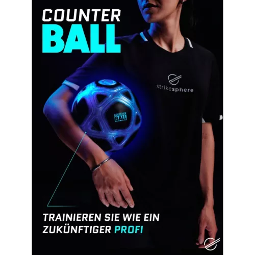 Strikesphere Counter Ball Fußball blau