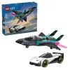 LEGO City 60489 Düsenflieger vs. Rennauto