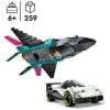 LEGO City 60489 Düsenflieger vs. Rennauto