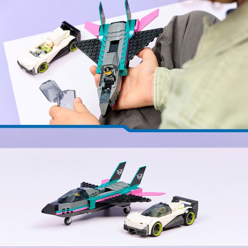 LEGO LEGO City 60489 Düsenflieger vs. Rennauto, alternatív kép 4