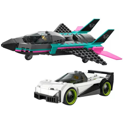 LEGO City 60489 Düsenflieger vs. Rennauto