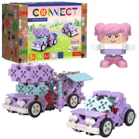 Connect 61968 - Klocki Camper/Car (2az1-ben építőjáték)