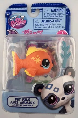 Littlest Pet Shop 1 figurás szett - Series 2 - Hal (Fish)