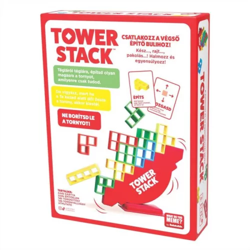 Tower Stack toronyépítő társasjáték