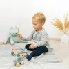 Zopa fa játék guruló állatfigura - elefánt