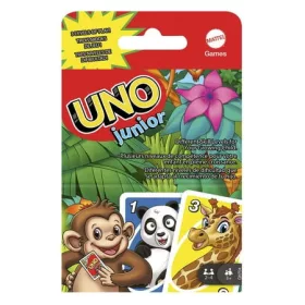   UNO Junior Card Game for Kids with Simple Rules & Animal Matching for 2-4 Players