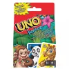 UNO Junior Card Game for Kids with Simple Rules & Animal Matching for 2-4 Players