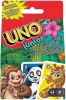UNO Junior Card Game for Kids with Simple Rules & Animal Matching for 2-4 Players