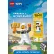 LEGO Verseny a győzelemért Autóversenyző, kupa és bukósisak, 6–8 év, Többszínű