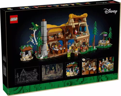LEGO 43242 Disney Princess Hófehérke és a hét törpe házikója