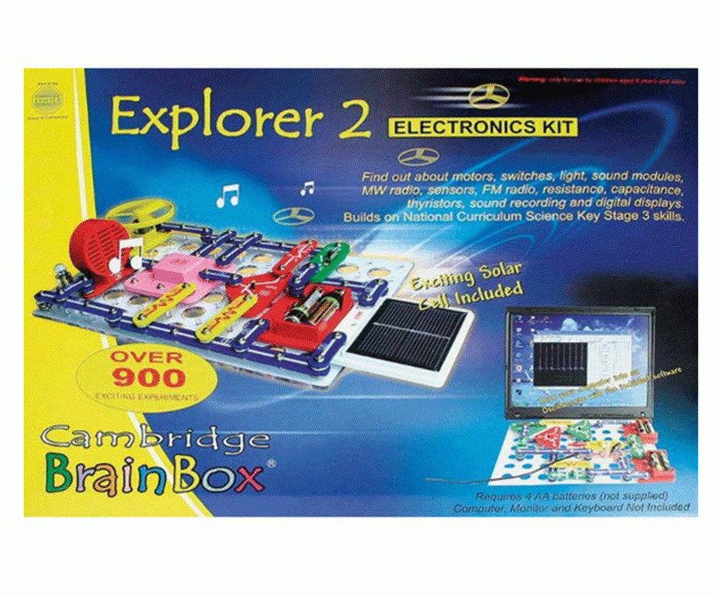 Brainbox Elektronika - Felfedező készlet - Explorer 2 – fő nézet