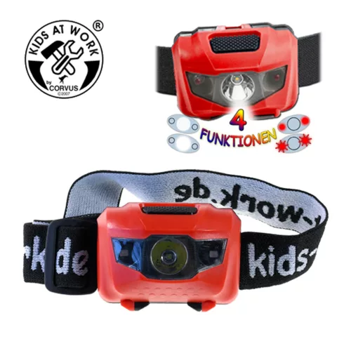 Fejlámpa LED-es, 1 W, ÚJ - STIRNLAMPE 1 WATT LE