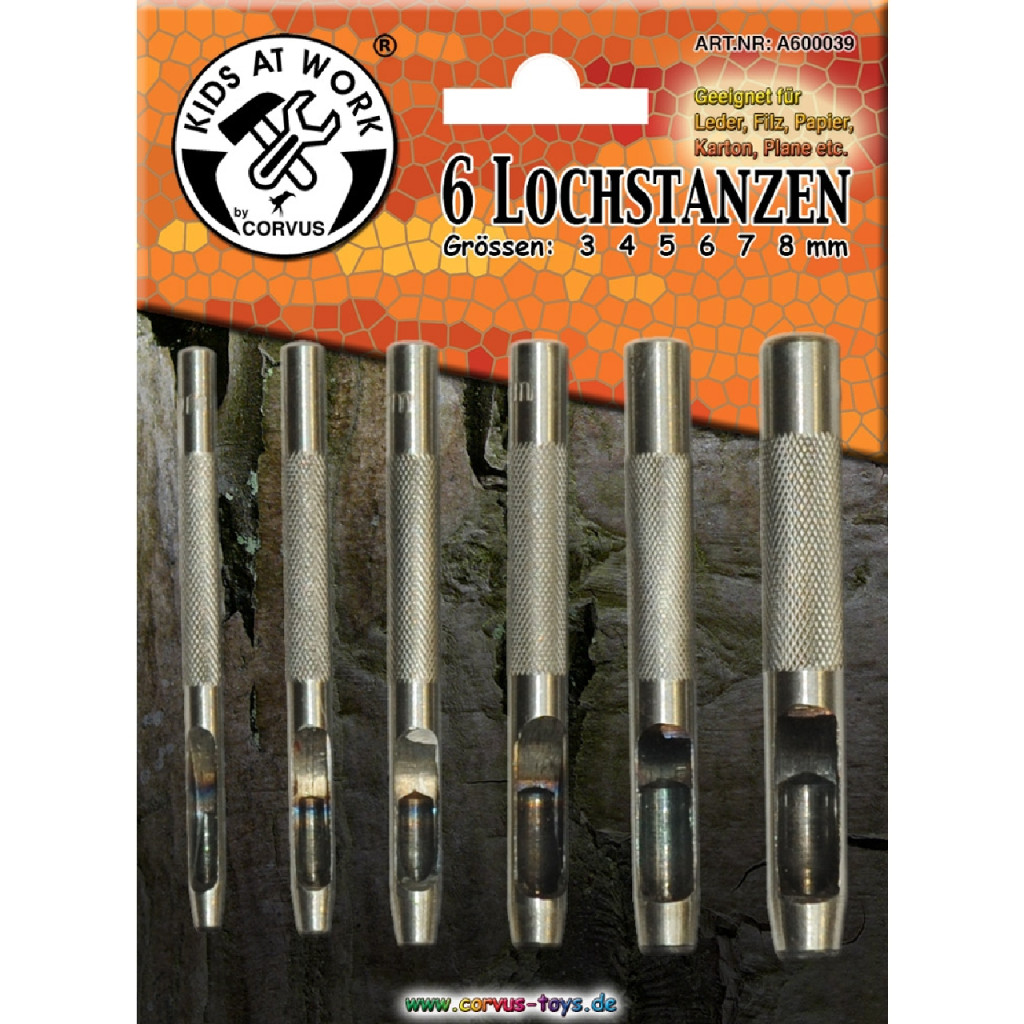 Lyukasztó készlet - 3-8 mm – fő nézet