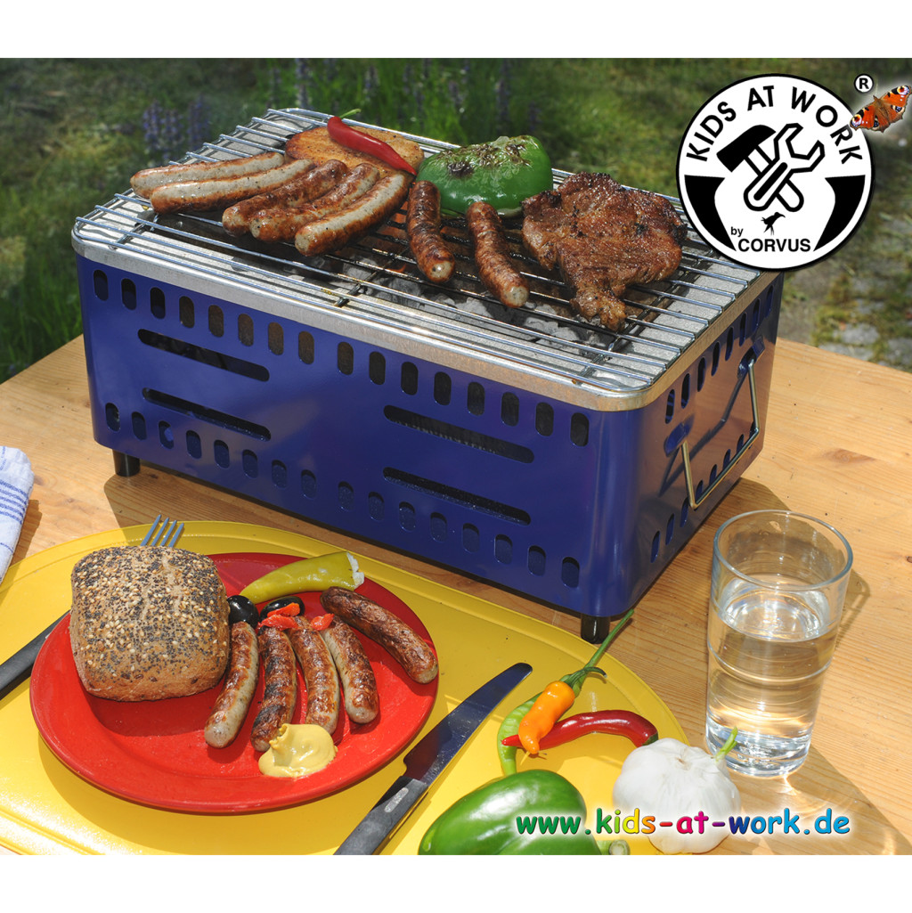 Kids at Work BBQ - Faszenes grill, mini, fő nézet