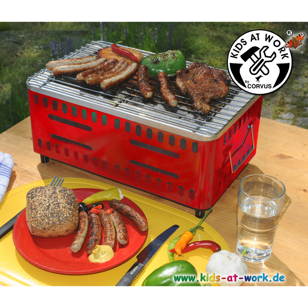 Kids at Work BBQ - Faszenes grill, mini, alternatív kép 1