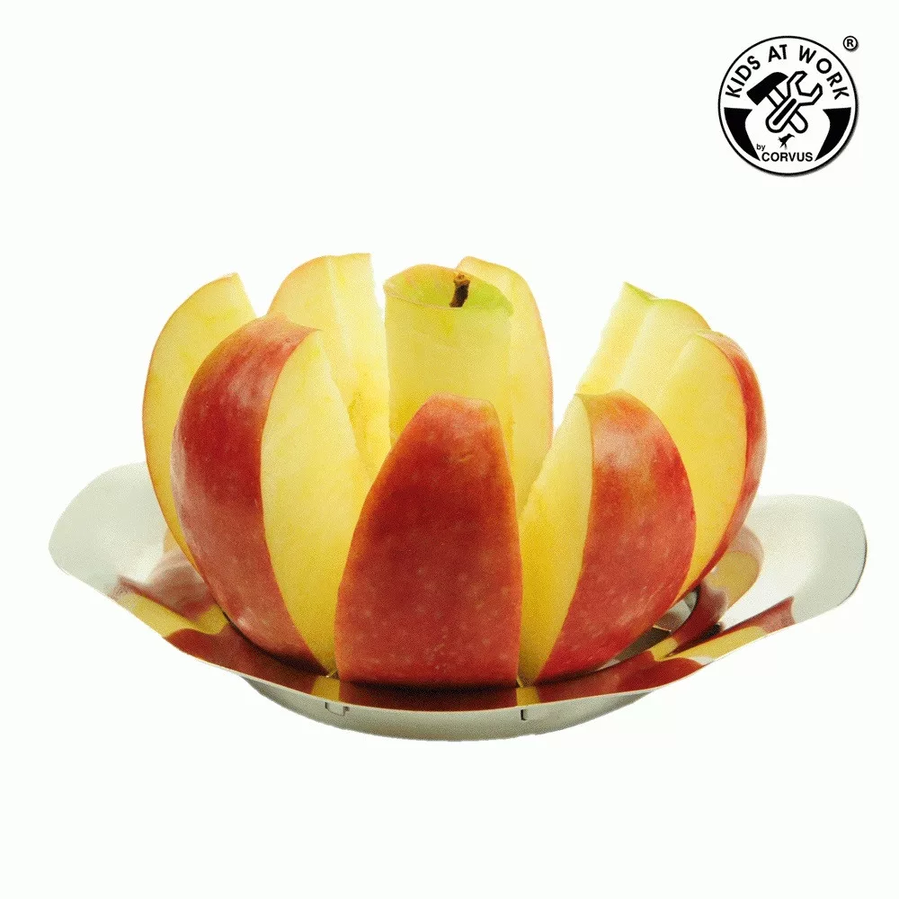 Almaszeletelő, rozsdamentes acél fő kép