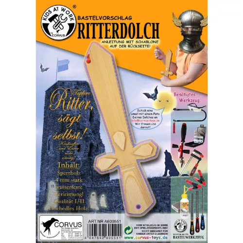 Lovagtőr készítő, fa - A/4