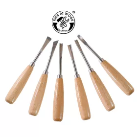 Fafaragó vésőkészlet, 6 részes, új