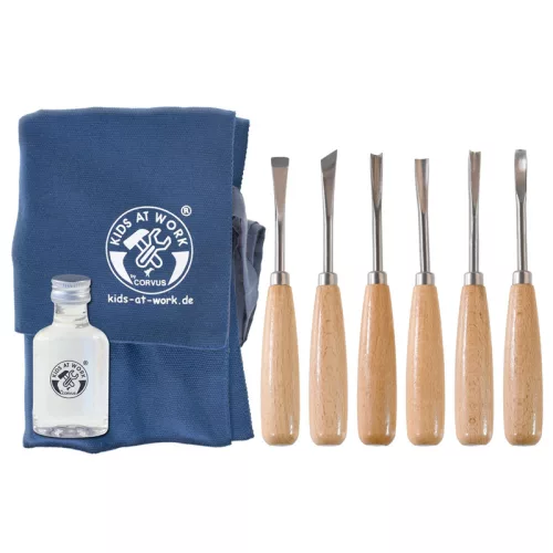 Fafaragó vésőkészlet, 6 részes, új