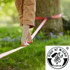 Slackline egyensúlyozó heveder spaniferrel - 17,5 m