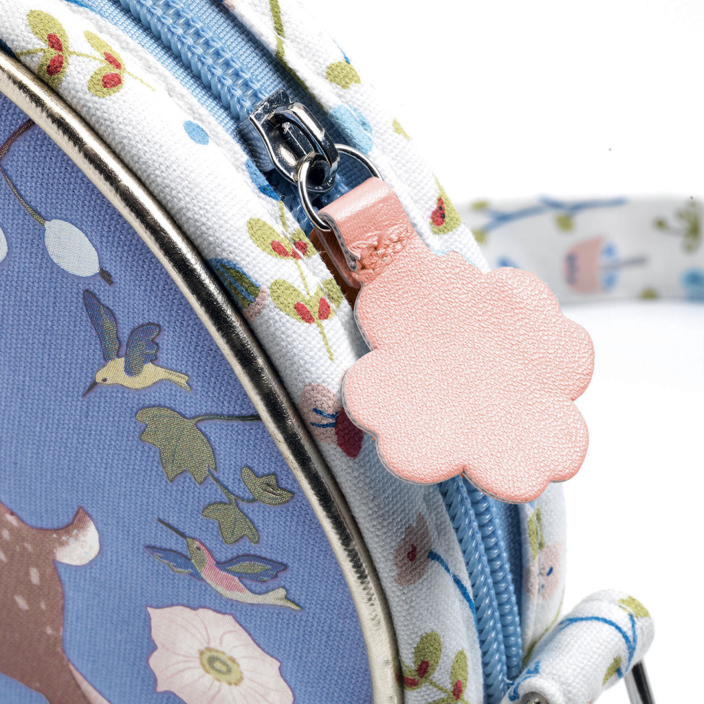 Kerek oldaltáska - Őzikés - Round bag Lucille – alternatív kép 1