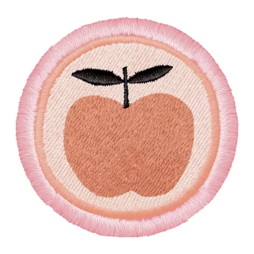 Djeco Tolltartó két rekesszel sok zsebbel - Alma - Apple stationery kits, 3–5 év, Többszínű