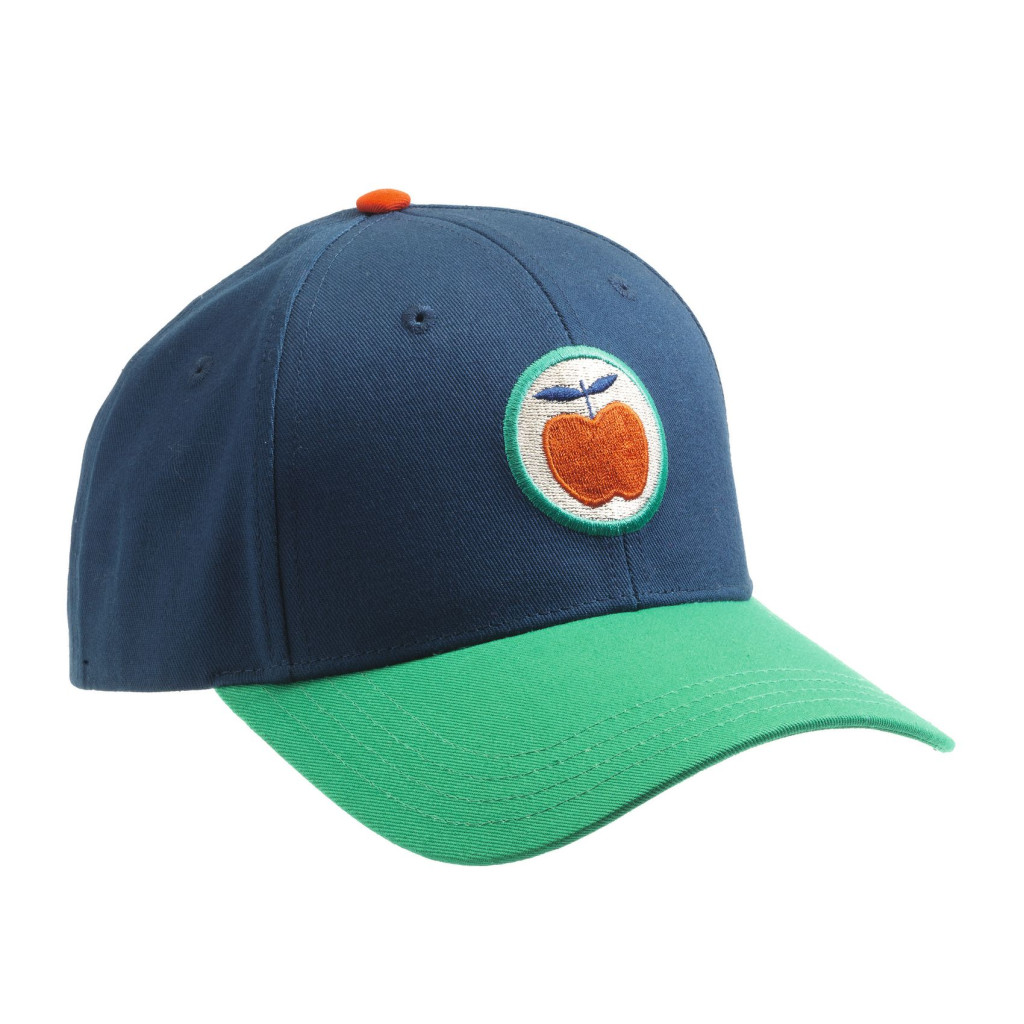 Baseball sapka - Hímzett Alma mintás - Red apple – fő nézet