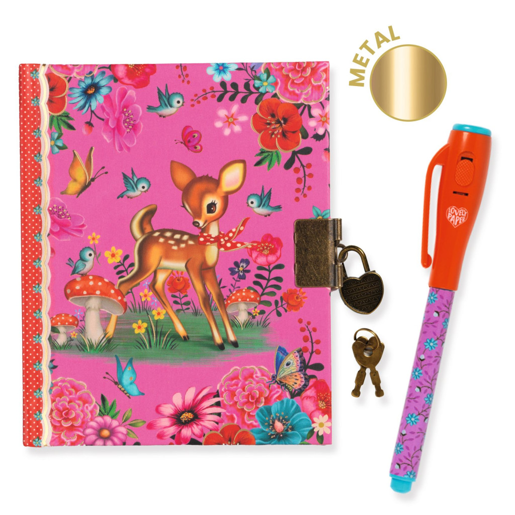 Titkos napló A/6, varázstollal - Fiona little secret notebook - magic marker – fő nézet