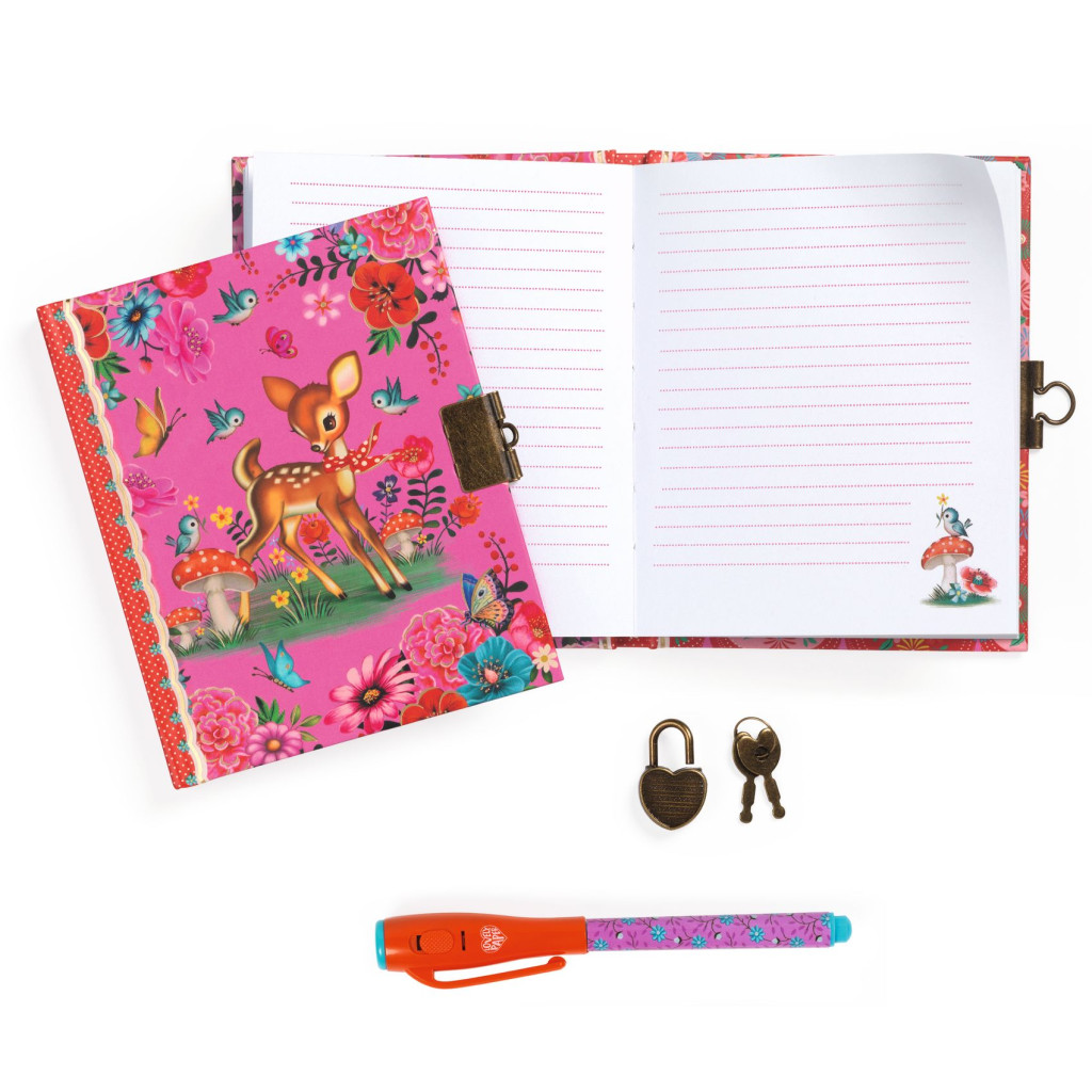 Titkos napló A/6, varázstollal - Fiona little secret notebook - magic marker – alternatív kép 1