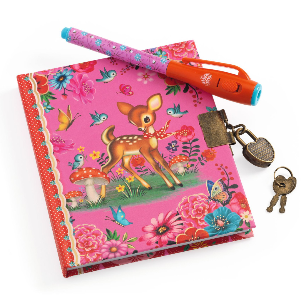Titkos napló A/6, varázstollal - Fiona little secret notebook - magic marker – alternatív kép 2