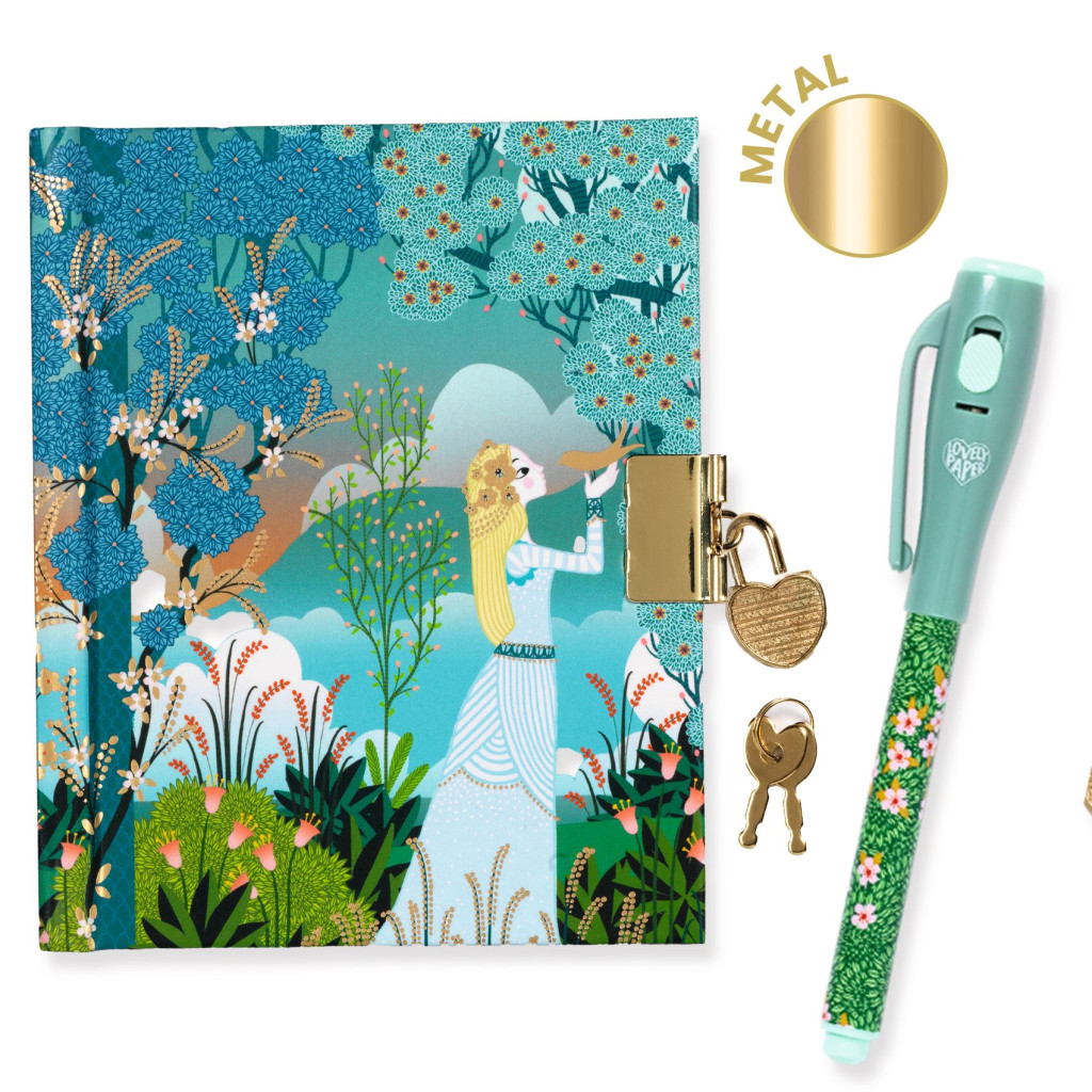 Titkos napló A/6, varázstollal - Charlotte little secret notebook - magic marker – fő nézet