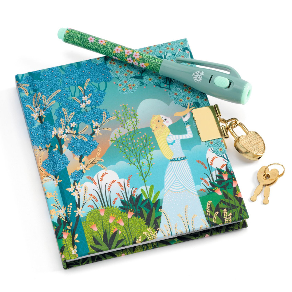 Titkos napló A/6, varázstollal - Charlotte little secret notebook - magic marker – alternatív kép 2
