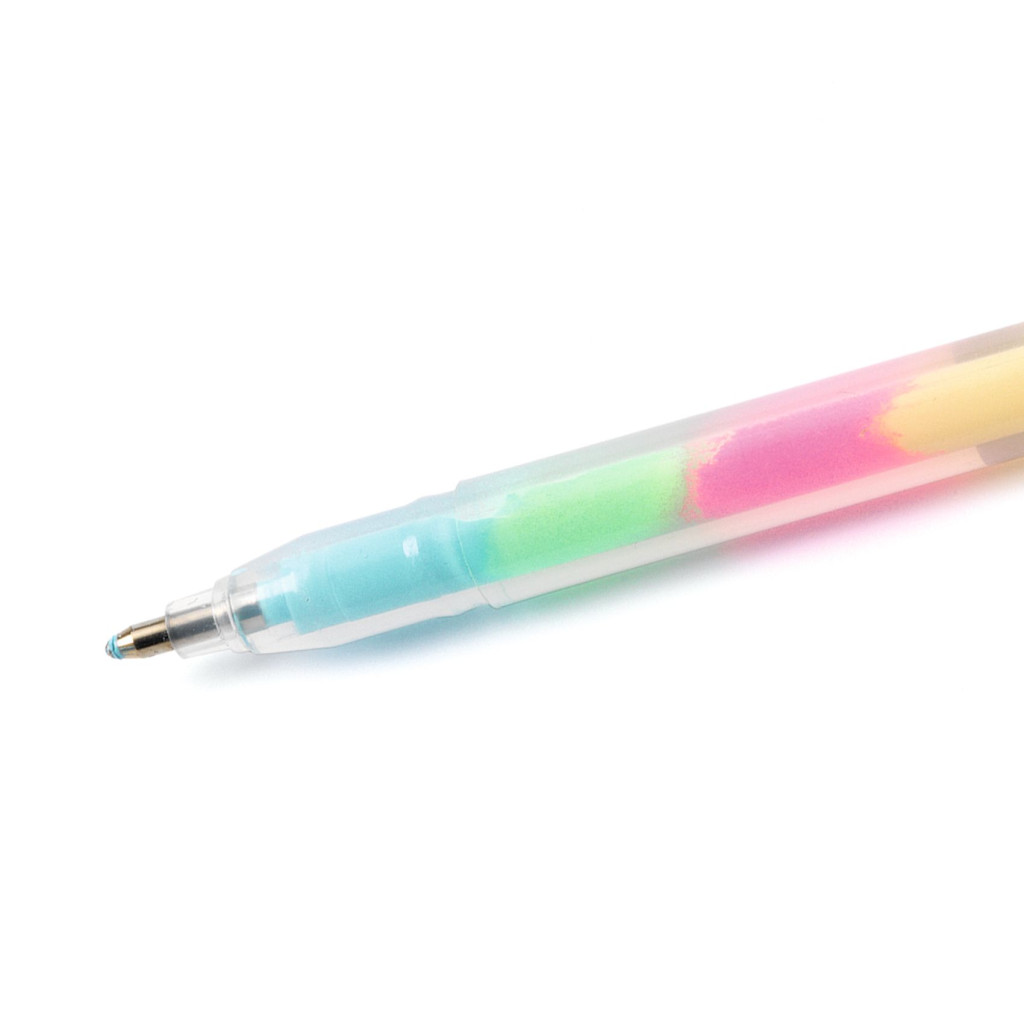 Zselés toll készlet - 6 pasztell színben - 6 pastel gel pens – alternatív kép 1