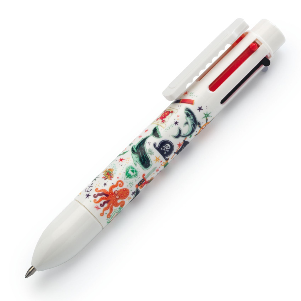 Hatszínű golyóstoll - Steve rainbow pen, 6 colors – alternatív kép 1